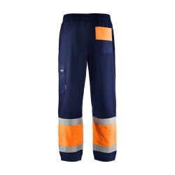 Jogging haute-visibilité Marine/Orange fluo XL