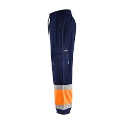 Jogging haute-visibilité Marine/Orange fluo L