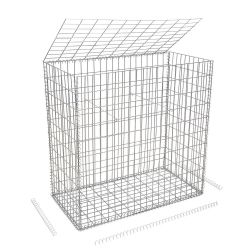 Gabion cage ( 100 cm x 50 cm x  100 cm ) - Maille : Rectangulaire 5 cm x 10 cm - Fixation : Agrafes - Ø de fil : 4.5 mm