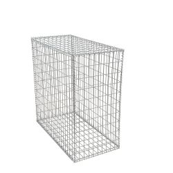 Gabion cage ( 50 cm x 100 cm x  100 cm ) - Maille : Rectangulaire 5 cm x 10 cm - Fixation : Agrafes - Ø de fil : 4.5 mm