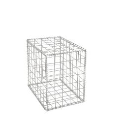 Gabion cage ( 50 cm x 70 cm x  70 cm ) - Maille : Carré 10 cm x 10 cm - Fixation : Spirales - Ø de fil : 4.5 mm