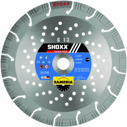 Disque Diamant Shoxx G13 - AL : 25.4/SAS mm - Ø : 350 mm - Haut. Segment : 13 mm