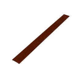 Bordure pour ligne droite 1,20 ml - acier corten de 1 mm - comprenant les piquets d'ancrage et plaque de jonction