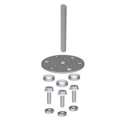 Connecteur pour poteau bois Connect tige Fileté(C41)