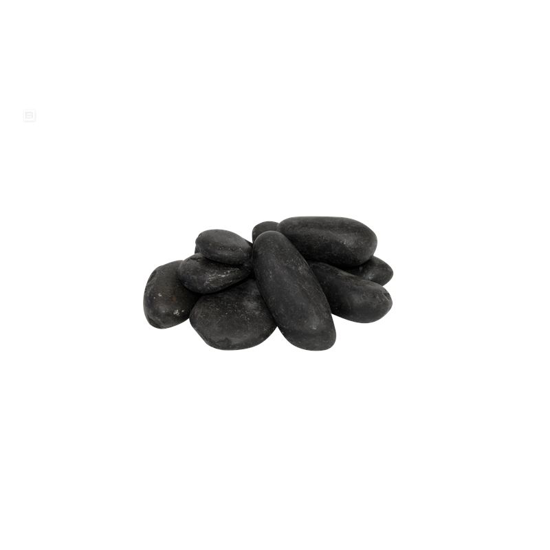 Gravier Pebbles Black Rondo 25/40 - sac de 25 kg