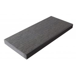 Lame de terrasse composite finition - Section : 23x138mm - Longueur : 3ml - Couleur : Dark grey
