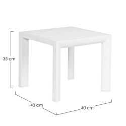 Table basse de jardin - CRUISE blanc