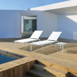 Table basse de jardin - CRUISE blanc