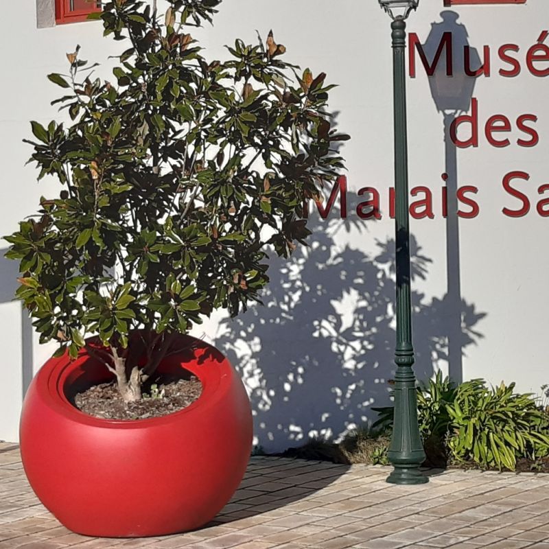 Jardinière boule Maximo Papi Sapin V414 Ø 1200 mm – H 1150 mm - Réserve 75 L - Papi