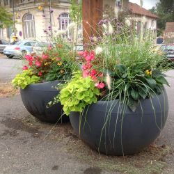 Jardinière boule Maximo Papi Sapin V414 Ø 1200 mm – H 1150 mm - Réserve 75 L - Papi