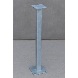Poteau anti-basculement à visser pour gabion - 60x30x2 mm - Longueur : 1,00 m
