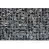 Gabion rempli - 100 x 30 x 50 cm - Pierre Noir Basalte - Maille : 5 x 10 cm